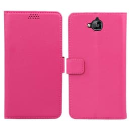 Lommebokdeksel 2-kort Huawei Y6 Pro (TIT-L01)  - Rosa