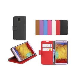 Lompakkokotelo 2-kortti Samsung Galaxy Note 3 (SM-N9005)  - punainen