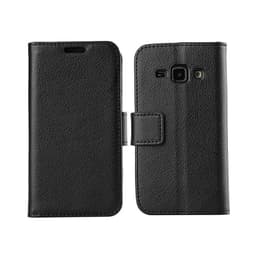 Lommebokdeksel 2-kort Samsung Galaxy J5 2015 (SM-J500F)  - Svart