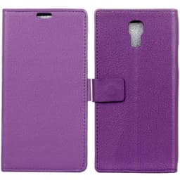 Lompakkokotelo 2-kortti LG X Screen (K500N)  - violetti