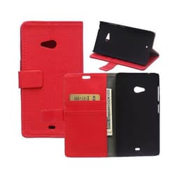 Lommebokdeksel 2-kort Microsoft Lumia 540 (RM-1141)  - RØD