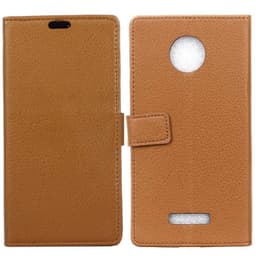 Lompakkokotelo 2-kortti Motorola Moto Z (XT1650)  - ruskea