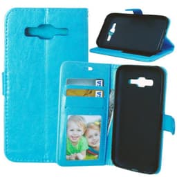 Lommebokdeksel 3-kort Samsung Galaxy J5 2015 (SM-J500F)  - Lyse blå