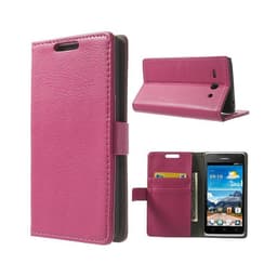 Lompakkokotelo 2-kortti Huawei Ascend Y530  - pinkki