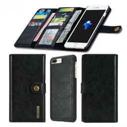 Multi lommebok Tri-Fold 12-kort Apple iPhone 7 Plus / 8 Plus  - Svart