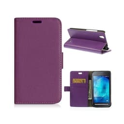 Lompakkokotelo 2-kortti Samsung Galaxy Xcover 2 ( GT -s7710)  - violet