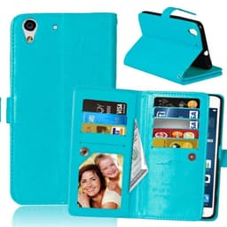 Dobbeltflip Flexi 9-kort Huawei Y6 II (CAM-L21)  - Lyse blå