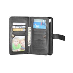 Dobbeltflip Flexi 9-kort Sony Xperia XA (F3111)  - Svart