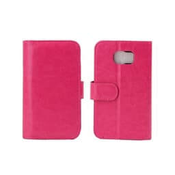 Lompakkokotelo 7-kortti Samsung Galaxy S6 Edge (SM-G925F)  - pinkki