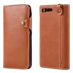 Retro lommebokdeksel Sony Xperia X Compact (F5321)  - brun