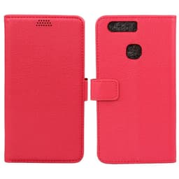 Lommebokdeksel 2-kort Huawei P9 Plus (VIE-L29)  - RØD