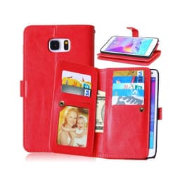Dobbeltflip Flexi 9-kort Samsung Galaxy Note 5 (SM-920C)  - RØD