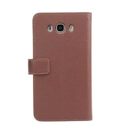 Lompakkokotelo 2-kortti Samsung Galaxy J7 2016 (SM-J710F)  - ruskea