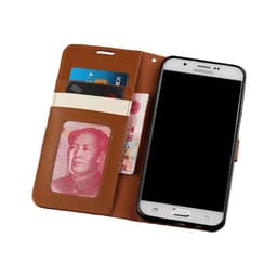 Lommebokdeksel 3-kort Samsung Galaxy A8 2015 (SM-A800F)  - brun