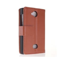 Lommebokdeksel 2-kort Nokia Asha 503  - brun