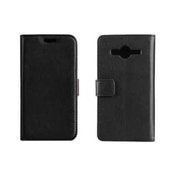 Lommebokdeksel 2-kort Samsung Galaxy Core 2 (SM-G355H)  - Svart