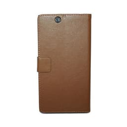 Lommebokdeksel 2-kort Xperia Z Ultra XL (C6833)  - brun