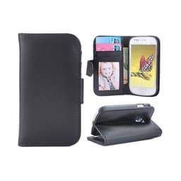 Wallet foto 3-kort Samsung Galaxy S3 Mini (GT-i8190)  - sort