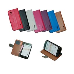 Lompakkokotelo 2-kortti LG Nexus 4 (E960)  - sininen