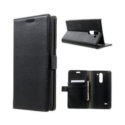 Lommebokdeksel 2-kort LG G3 Stylus (D690N)  - Svart