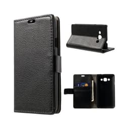 Lommebokdeksel 2-kort LG L60 (X140)  - Svart