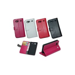 Wallet 2-kort til Samsung Galaxy S Advance (GT-i9070)  - lyserød