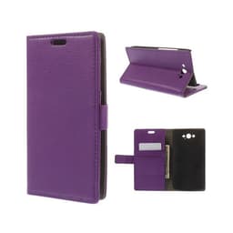 Lommebokdeksel 2-kort Motorola Moto Maxx (XT1225)  - lilla