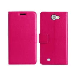 Lommebokdeksel 2-kort Samsung Galaxy Note 2 ( GT -N7100)  - Rosa