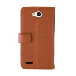 Lommebokdeksel 2-kort LG L80 (D373)  - brun