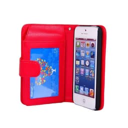 Multi Wallet 7-kort Apple iPhone 5, 5S, 5SE  - rød
