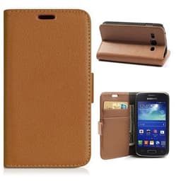 Lommebokdeksel 2-kort Samsung Galaxy Trend 2 (SM-G313H)  - brun