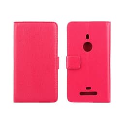 Lommebokdeksel 2-kort Nokia Lumia 925 (RM-893)  - RØD