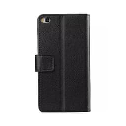 Lompakkokotelo 2-kortti Huawei P8 Lite 2015 (ALE-L21)  - musta