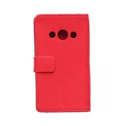 Lommebokdeksel 2-kort Samsung Galaxy Xcover 3 (SM-G388F)  - RØD
