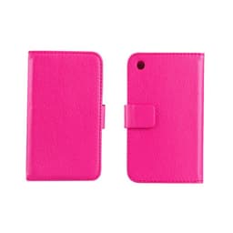 Lommebokdeksel 2-kort Apple iPhone 3 / 3G / 3GS  - Rosa