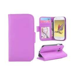 Wallet foto 3-kort Samsung Galaxy S3 Mini (GT-i8190)  - lilla