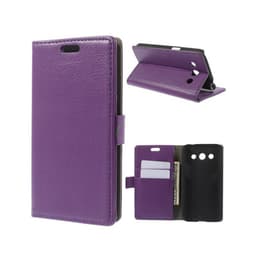 Lompakkokotelo 2-kortti Samsung Galaxy Core Prime (SM-G360F)  - violet