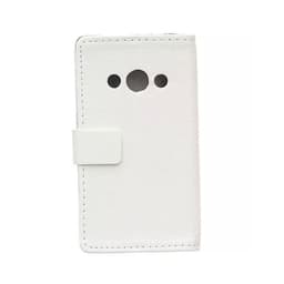 Lommebokdeksel 2-kort Samsung Galaxy Xcover 3 (SM-G388F)  - Hvit