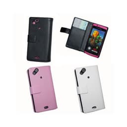 Wallet 2-kort til Sony Xperia Arc S / X12  - hvid