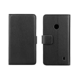 Lommebokdeksel 2-kort Nokia Lumia 520/525 (RM915)  - Svart