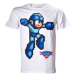 T-Shirt Nintendo - Megaman - hvid (S)