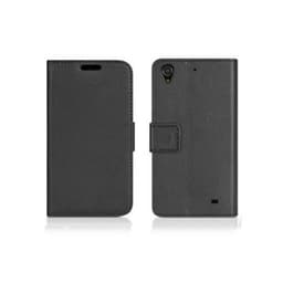 Lommebokdeksel 2-kort Huawei Ascend G620S  - Svart