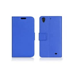 Lompakkokotelo 2-kortti Huawei Ascend G620S  - sininen