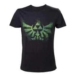 T-shirt The Legend of Zelda - Triforce logo svart (M)