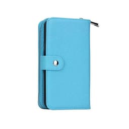 Mobil cover 2i1 Samsung Galaxy Note 4 (SM-N910F)  - Lyseblå
