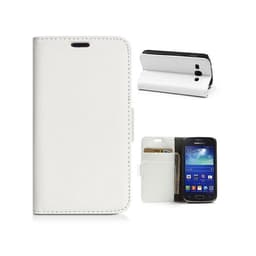 Lompakkokotelo 2-kortti Samsung Galaxy Ace 3 ( GT -s7275)  - valkoinen