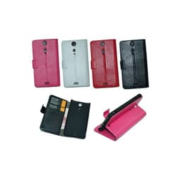 Lommebokdeksel 2-kort Sony Xperia TX (LT29i)  - Svart