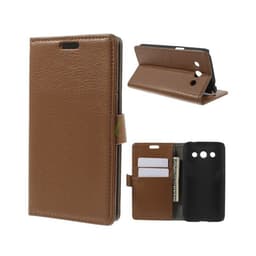 Wallet 2-kort til Samsung Galaxy Core Prime (SM-G360F)  - brun