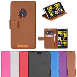 Lompakkokotelo 2-kortti Nokia Lumia 830 (RM-984)  - punainen