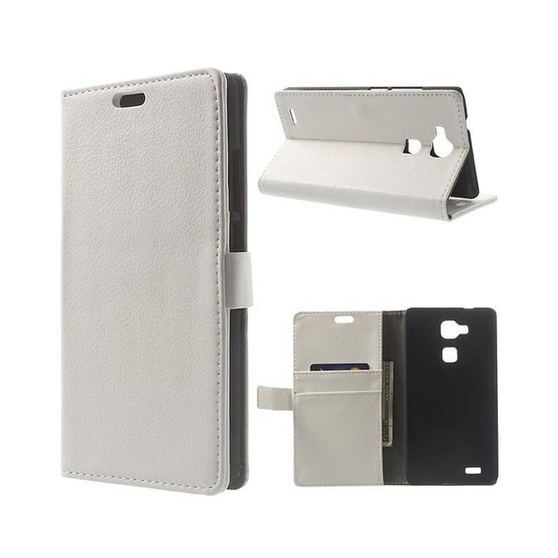Custodia KQ Per Huawei Ascend Mate 7 (MT7-L09) – Cover Flip In Pelle PU Con Guscio In Silicone – Protezione Totale A 360°